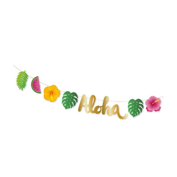 Bokstavgirlander - Aloha - 2 m Bokstavgirlander - Aloha - 2 m