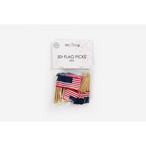 Håndflagg USA - 50-pakning Håndflagg USA - 50-pakning