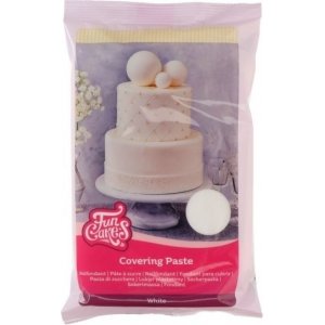 Dekkpasta/Sukkerpasta - Hvit - Funcakes - 500 g