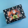 Cupcake-boks Halloween-skjelett til 6 cupcakes - 2-pakning Cupcake-boks Halloween-skjelett til 6 cupcakes - 2-pakning