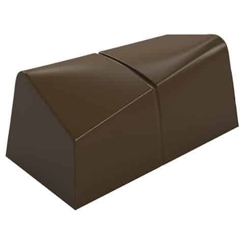Pralinform - Skr�tt rektangel - 3,8 cm