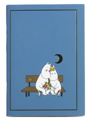 Notatbok - Mørkeblå, Mumin og Snorkmaiden - A6 Notatbok - Mørkeblå, Mumin og Snorkmaiden - A6