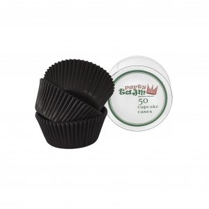 Muffinsformer - Svart - 50-pakning