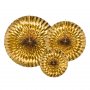Pin Wheels - 3-pakning - Gull Metallic Pin Wheels - 3-pakning - Gull Metallic