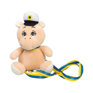 Studentteddybj�rn - Flodhest - 15 cm