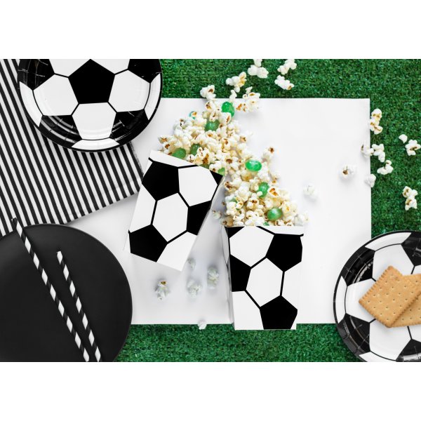 Popcornbokser - Fotball - 6-pakning Popcornbokser - Fotball - 6-pakning