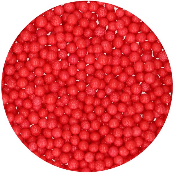 Myke sukkerperler røde 60 g - FunCakes Myke sukkerperler røde 60 g - FunCakes