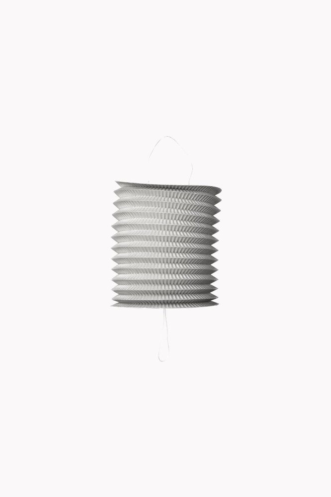 Lykt – Papir – Sølvmetallisk – 16 cm – Lamper og lykter til bryllup, Bryllupsdekorasjoner