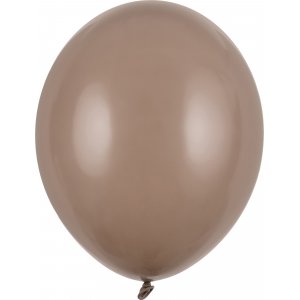 Miniballonger Pastell - Premium 12 cm - Cappuccino - 10-pakning