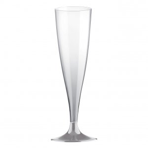 Champagneglass - 10-pakning - Gjennomsiktig/gr