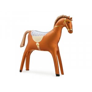 Folieballong - Hest - Brun