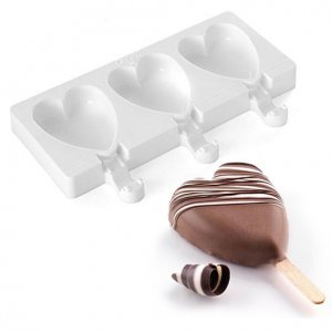 Iskremform - Hjerter