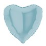 Folieballong - Hjerte - Lysebl� - St�rrelse: 45 cm