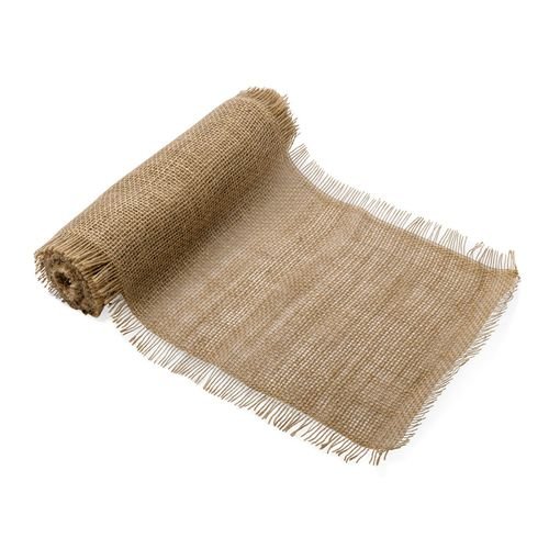 Jute bordløper - Naturfarget - 30 cm x 5 m - Bordløper til fest, Duker og løpere til fester