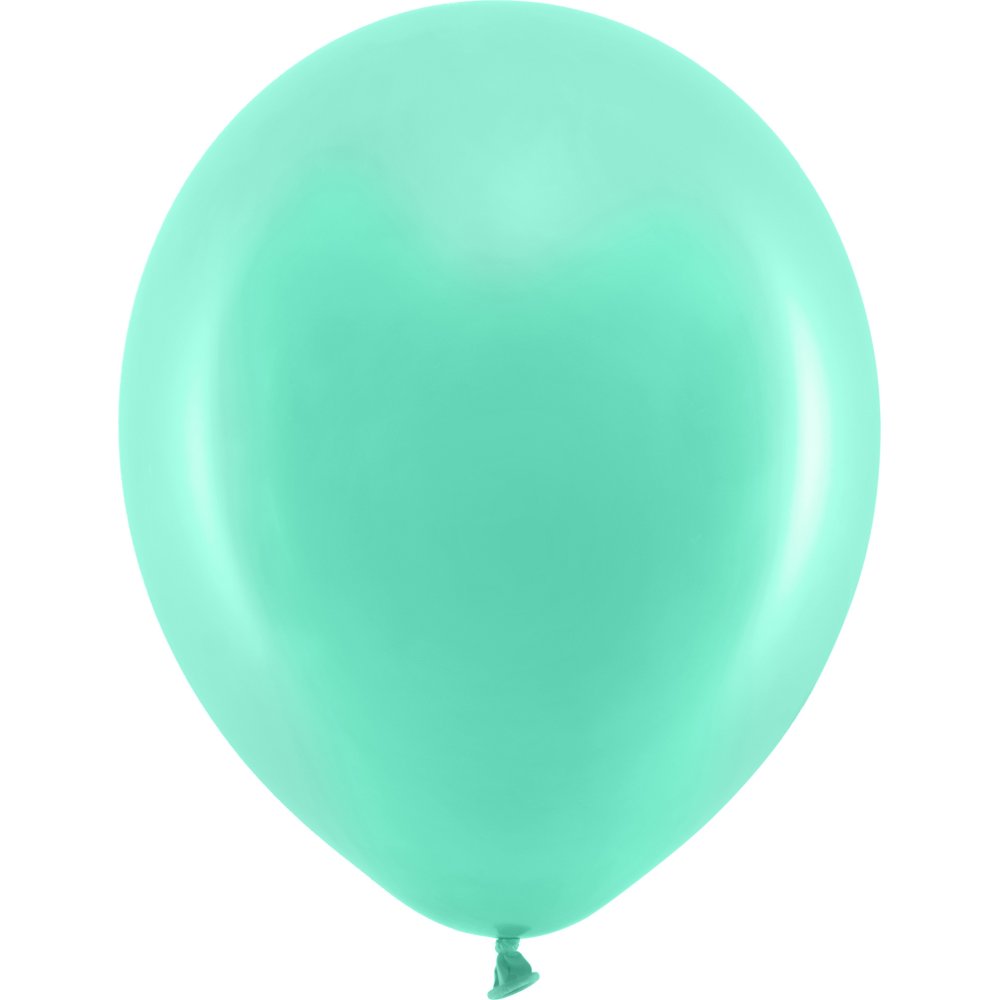 Pastellballonger - Standard 30 cm - Mint - 10-pakning - Pastell, Ensfargede ballonger, Ballonger