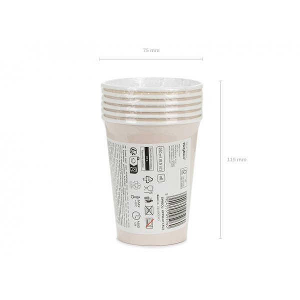 Papirkopp - Beige - 250ml Papirkopp - Beige - 250ml
