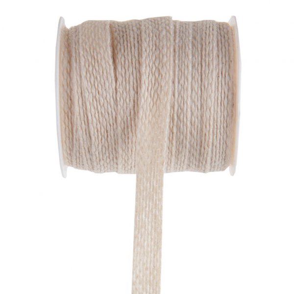 Bomullssnor - 10mm - Elfenben