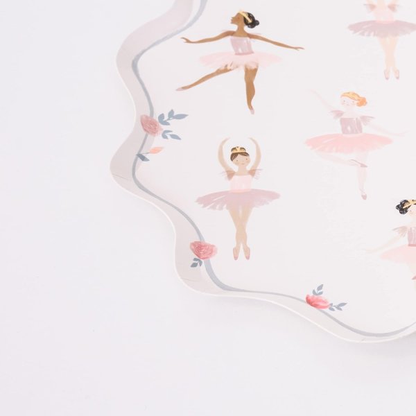 Papirtallerkener - Ballerina Papirtallerkener - Ballerina