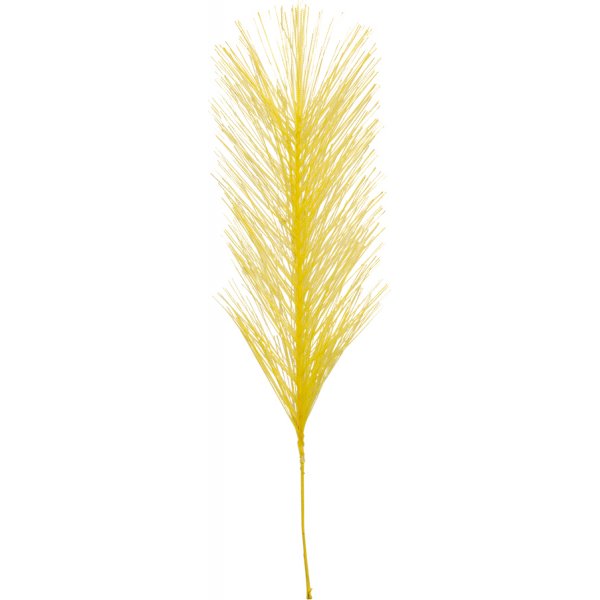 Syntetiske fjr - Gul - 5-pakning