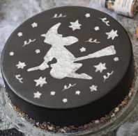 Sjablon - Heks - 25 - cm - Halloween