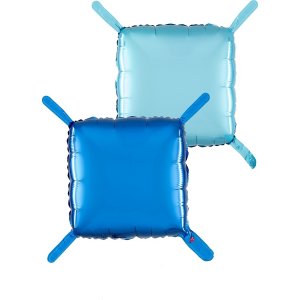 Puteballonger - Bl og Pastellbl 47 cm