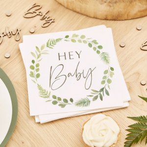 Servietter - Botanisk Baby - 16-pakning Servietter - Botanisk Baby - 16-pakning