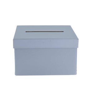 Kortboks - Bl� - 19,5 x 12 x 19,5 cm
