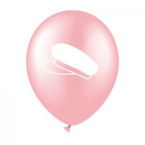 Ballonger - Avgangslue - Rosa - 6-pakning