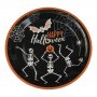 Papptallerkener - Skjelett - 8-pakning - 23 cm Papptallerkener - Skjelett - 8-pakning - 23 cm