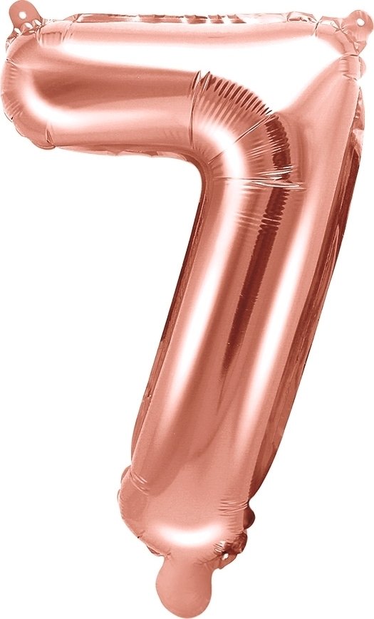 Tallballong – Roségull – 35 cm – Nummer: 7 – Tallballonger, Ballonger