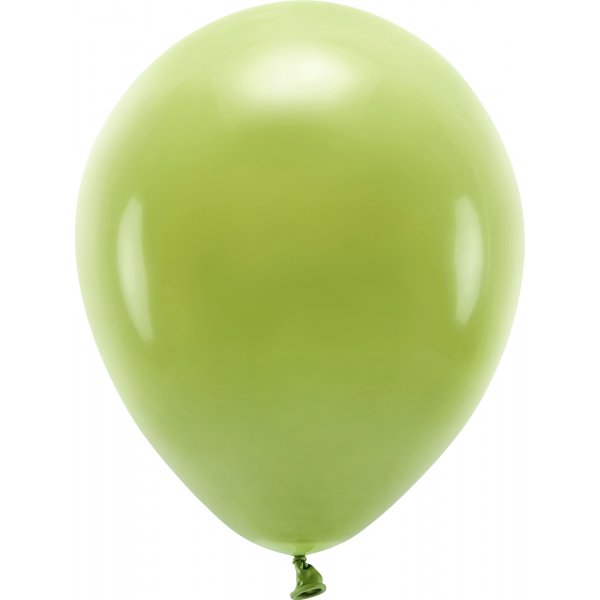 Ensfargede ballonger - Øko 30 cm - Olivengrønn - 10-pakning Ensfargede ballonger - Øko 30 cm - Olivengrønn - 10-pakning
