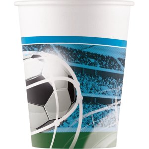Papirkopper - Fotball - Fans - 8-pakning Papirkopper - Fotball - Fans - 8-pakning