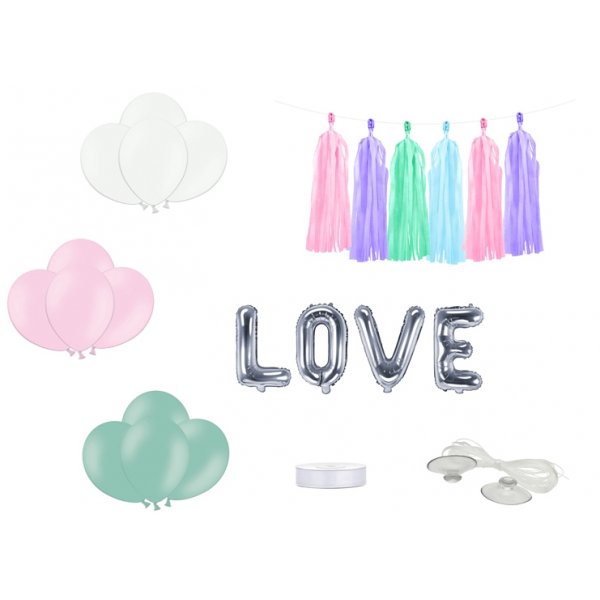 Bildekorasjonssett - Kjærlighet - Mix Bildekorasjonssett - Kjærlighet - Mix