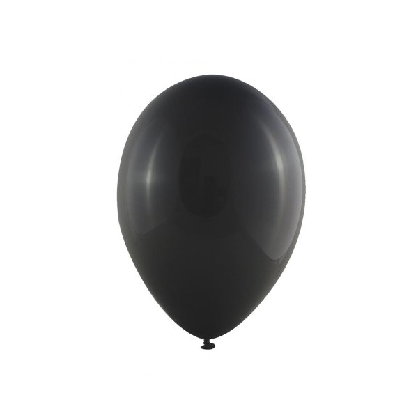 Ballonger - Metalliske - Svarte - 10-pakning Ballonger - Metalliske - Svarte - 10-pakning