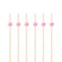 Snackpinner/Drikkepinner - Rosa - 12 cm - 25 stk