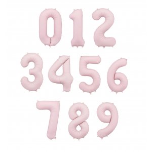 Tallballong - Lys rosa pastell - 86 cm
