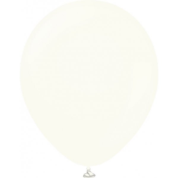 Ballonger ensfargede - Premium 45 cm - Retro hvite Ballonger ensfargede - Premium 45 cm - Retro hvite