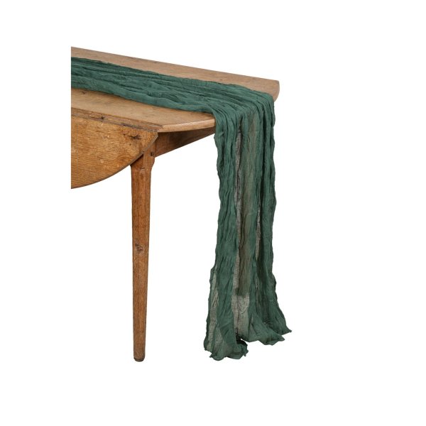 Stoffløper - Grønn - 90 cm x 3 m Stoffløper - Grønn - 90 cm x 3 m