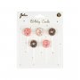 Kakelys Donuts - 5 stk - 8 cm