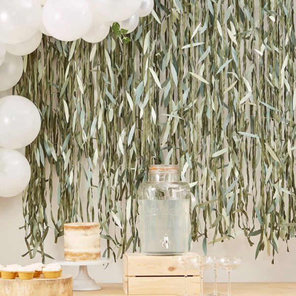 Bakteppe - Grønne blader - Botanisk Bakteppe - Grønne blader - Botanisk