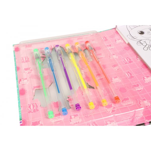 Gabbys dukkehus - Aktivitetsbok med gelpenner Gabbys dukkehus - Aktivitetsbok med gelpenner