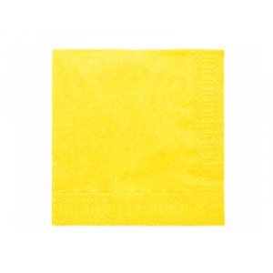 Servietter - Gul - 20-pakning