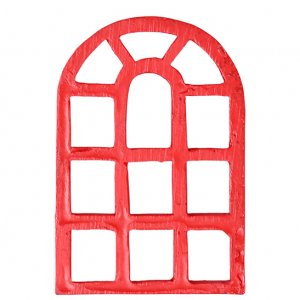 Julenissetilbehr - Rdt vindu