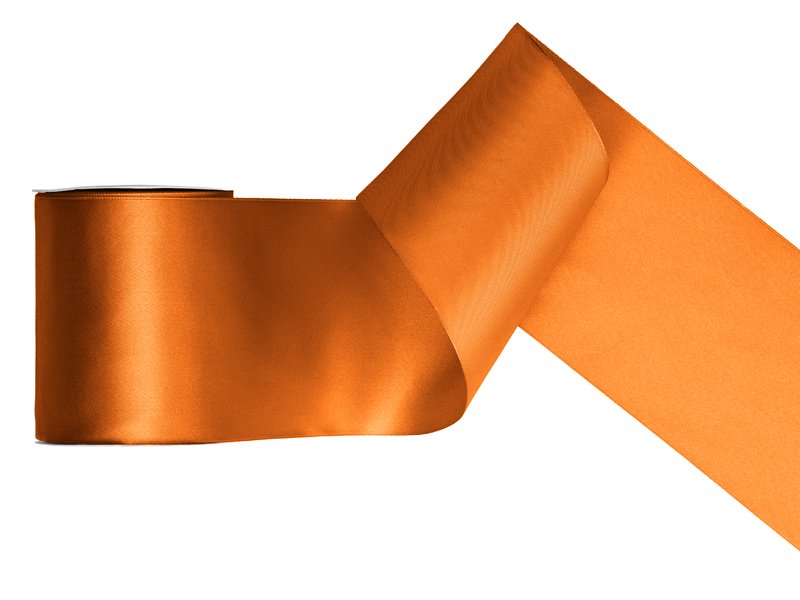 Satengbånd – Rusten – (Bredde: 100 mm) – 25 meter