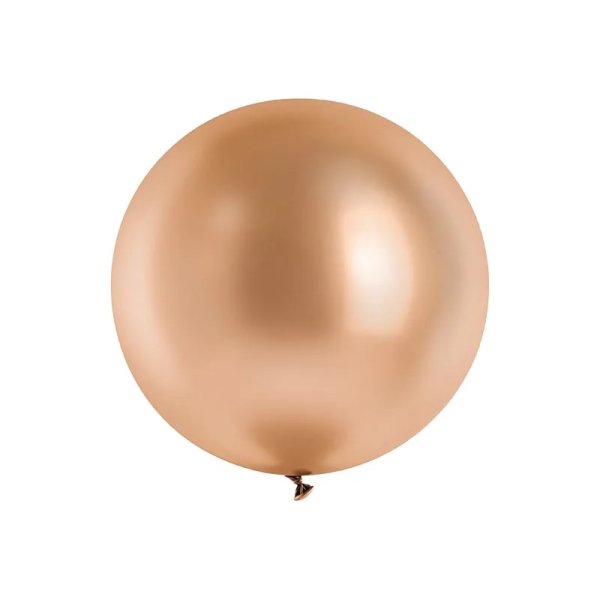 Ballong - Glanset - Rosegull - 100 cm Ballong - Glanset - Rosegull - 100 cm