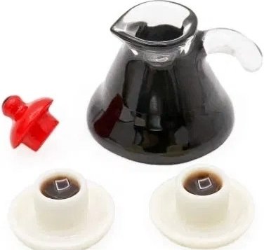 Julenissetilbehør - Kaffekanne + kopper Julenissetilbehør - Kaffekanne + kopper