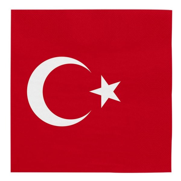 Servietter - Kalkun - 33x33 cm - 20-pakning Servietter - Kalkun - 33x33 cm - 20-pakning