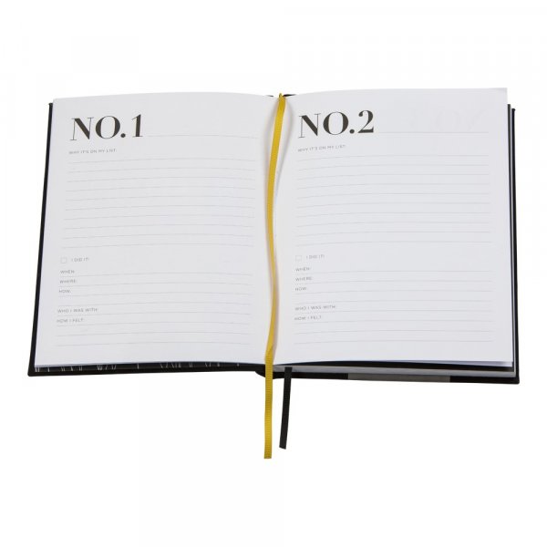 Fyll-i-boken - Bucket List - Svart Fyll-i-boken - Bucket List - Svart