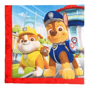 Servietter - Paw Patrol - Rescue Heroes - 33x33 cm - 20 stk Servietter - Paw Patrol - Rescue Heroes - 33x33 cm - 20 stk