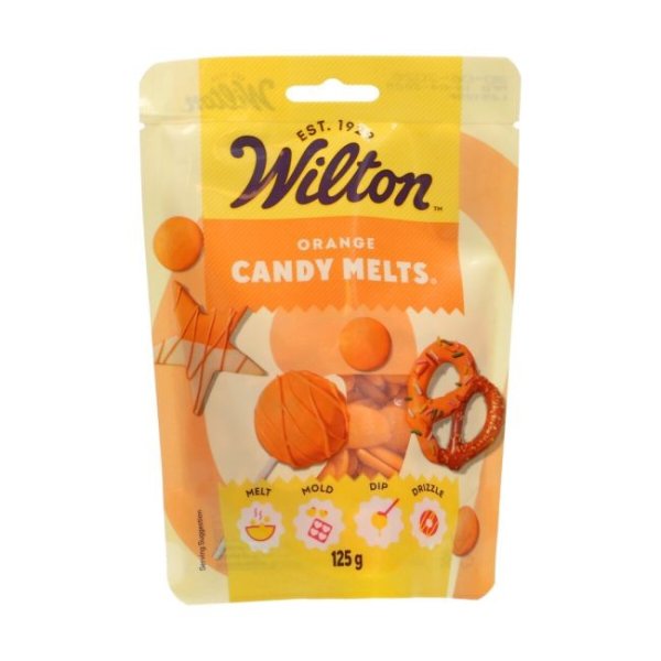Candy Melts Appelsin - 125 g - Wilton